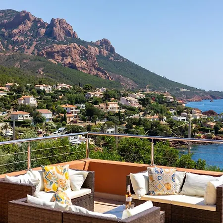 Provenzalische Lucioles - Strandnah Mit Meerblick, Pool Und Jacuzzi By Riviera Homelife 別荘 Antheor-Cap-Roux