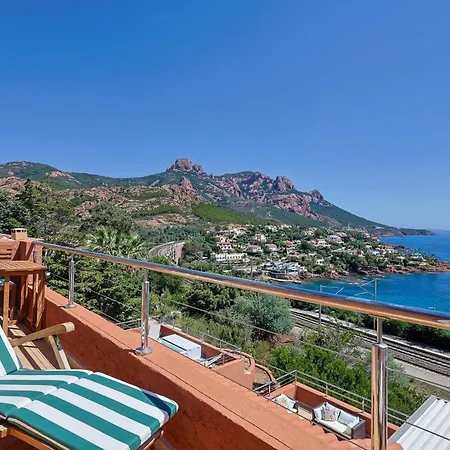 別荘 Provenzalische Lucioles - Strandnah Mit Meerblick, Pool Und Jacuzzi By Riviera Homelife Antheor-Cap-Roux